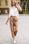 105122.Let-s-Get-A-Move-On-Camel-Brown-Faux-Leather-Pants